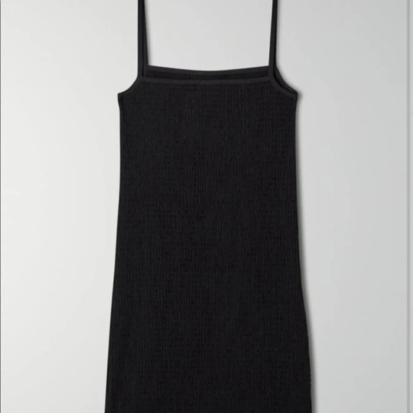 Aritzia  Wilfred Jazz Mini Dress Black Size Medium - Picture 2 of 8